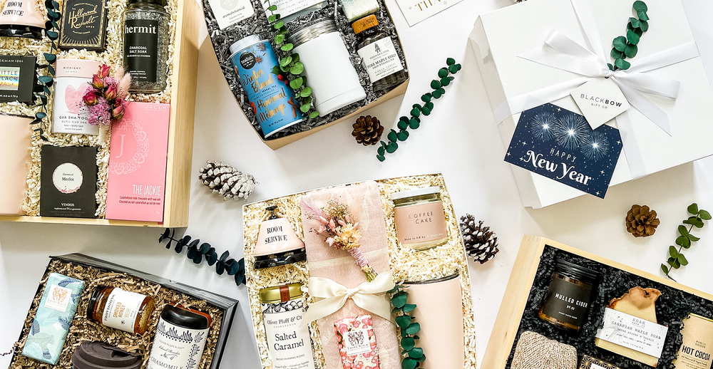 Brighten Someone's Day with Our Thoughtful Thinking of You Gift Boxes! -  Black Bow Gift Co.
